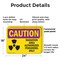 Signmission Radiation & Laser Sign, 18 in H x 24 in W, Plastic, Rectangle OS-2PACK-CR-P-1824-L-10159 - alternate 2